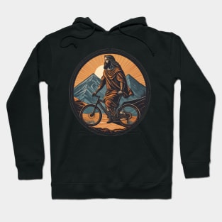 Jesus and his mountain bike Hoodie